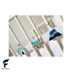 آویز پانچ دوزی مخصوص اتاق کودک (هنر دست)