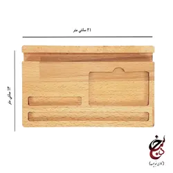 استند موبایل طرح آریا گالری سنجد چوب کد c-1022