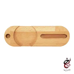 پایه نگهدارنده گوشی موبایل طرح آذین گالری سنجد چوب کد c-1004