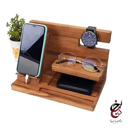 پایه نگهدارنده چوبی موبایل طرح آرسام گالری سنجد چوب کد c-1034