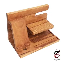 پایه نگهدارنده چوبی موبایل طرح آرسام گالری سنجد چوب کد c-1034