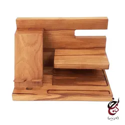 پایه نگهدارنده چوبی موبایل طرح آرسام گالری سنجد چوب کد c-1034