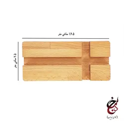 پایه نگهدارنده گوشی موبایل و تبلت طرح آرش گالری سنجد چوب کد c-1010