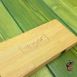 پایه نگهدارنده گوشی موبایل و تبلت طرح آرش گالری سنجد چوب کد c-1010