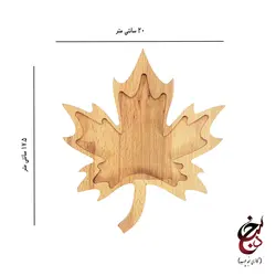 اردو خوری طرح برگ پاییزی گالری سنجد چوب کدc-1021