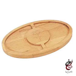 اردو خوری طرح گل رز گالری سنجد چوب کد c-1008