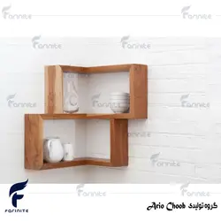 شلف دیواری طرح آرتین آریو چوب مدل Sh-1006
