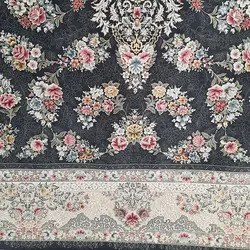 طرح جدید 1200 شانه سیمین دودی | فرشینه کاشان
