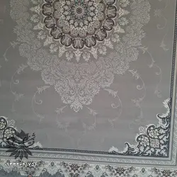 فرش 700 شانه طرح دلاریس نقره ای | فرشینه کاشان