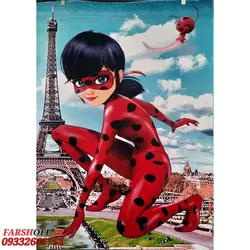 فرش کودک دخترانه طرح دختر کفش دوزکی کد 1170 | فرشینه کاشان