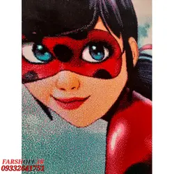 فرش کودک دخترانه طرح دختر کفش دوزکی کد 1170 | فرشینه کاشان