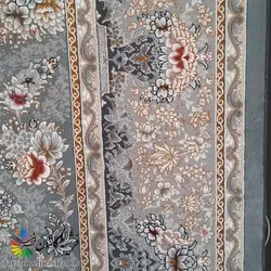 فرش طرح گندم 700 شانه نقره ای | فرشینه کاشان