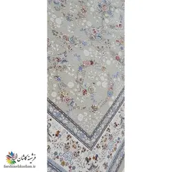 فرش طرح شاهکار زمینه فیلی 1500 شانه گل برجسته تراکم 4500