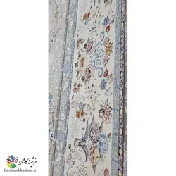 فرش طرح شاهکار زمینه فیلی 1500 شانه گل برجسته تراکم 4500