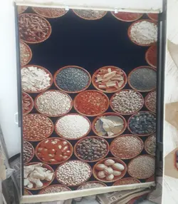 گلیم ارزان آشپزخانه کد G918 | فرشینه کاشان