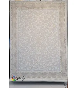 افشان 1200 شانه طرح پریماه نقره ای | فرشینه کاشان