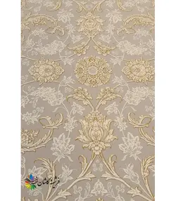 افشان 1200 شانه طرح پریماه نقره ای | فرشینه کاشان