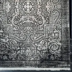 فرش طرح فرانسوی سرمه ای کد s41974 | فرشینه کاشان