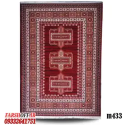 گبه طرح دست بافت بوم لاکی کد m433 - فرش ارزان