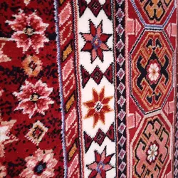 گبه طرح دست بافت بوم لاکی کد m433 - فرش ارزان