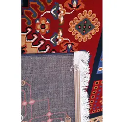 گبه خشتی سرمه ای کد m421 - فرش ارزان