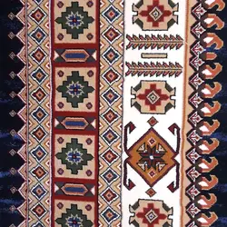 گبه دستبافت سرمه ای کد m427 - فرش ارزان
