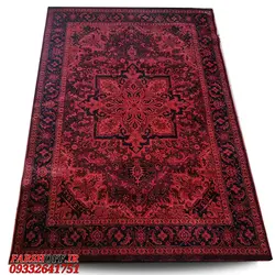 فرش لاکی سنتی با طراحی مدرن کد 8016 - فرش ارزان