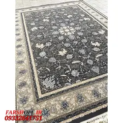 فرش طلاکوب دودی طرح افشین 700 شانه - فرش ارزان