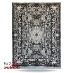 فرش وینتیج طلاکوب 700 شانه کد 120 زمینه فیلی - فرش ارزان