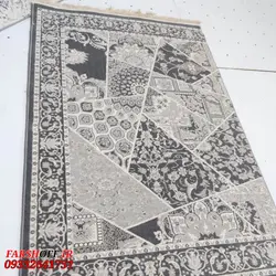 گبه وینتیج طوسی کد 244t - فرش ارزان