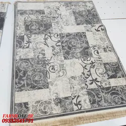 گبه وینتیج طوسی کد 241t - فرش ارزان