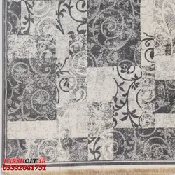 گبه وینتیج طوسی کد 241t - فرش ارزان