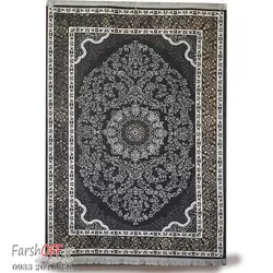 گلیم طلاکوب جدید زمینه دودی کد 120 - فرش ارزان