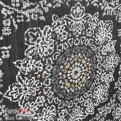 گلیم طلاکوب جدید زمینه دودی کد 120 - فرش ارزان