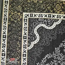 گلیم طلاکوب جدید زمینه دودی کد 120 - فرش ارزان