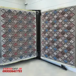 گلیم نقره ای و نسکافه ای کد 728 - فرش ارزان
