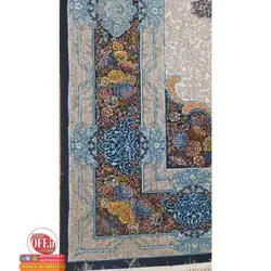 فرش طرح آروانا سرمه ای طرح 700 شانه ورژن - فرش ارزان