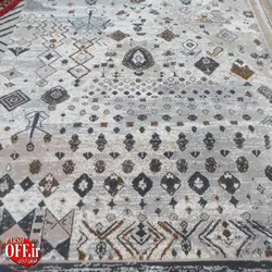 گبه وینتیج طوسی کد 235t - فرش ارزان