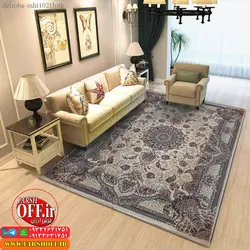 طرح مه ترنج کرم هزار شانه هیت ست - فرش ارزان