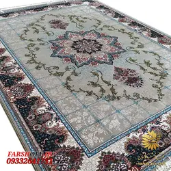 فرش ارزان طوسی هیوا طرح 700 شانه - فرش ارزان