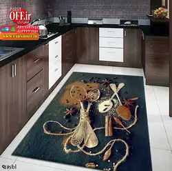 گلیم طرح قاشق مخصوص آشپزخانه کد 912 - فرش ارزان