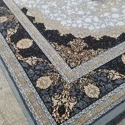 طرح نائین فیلی طرح 700 شانه طلاکوب - فرش ارزان