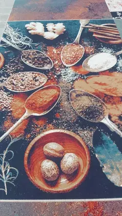 گلیم آشپزخانه طرح قاشق و چنگال 920 - فرش ارزان