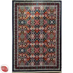 گبه سنتی نقشه 31 سرمه ای - فرش ارزان
