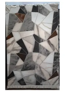 گبه وینتیج طرح آینه 207 - فرش ارزان