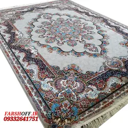 طرح 700 شانه طوسی طرح نیلا - فرش ارزان