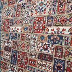 گلیم سنتی زمینه بادامی کد 802 - فرش ارزان
