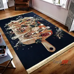 گلیم آشپزخانه سرمه ای کد 919g - فرش ارزان