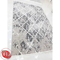 فرش گبه وینتیج طوسی کد 202 - فرش ارزان