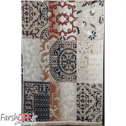 گلیم کرم رنگ فانتزی تراکم 700 کد g905 - فرش ارزان